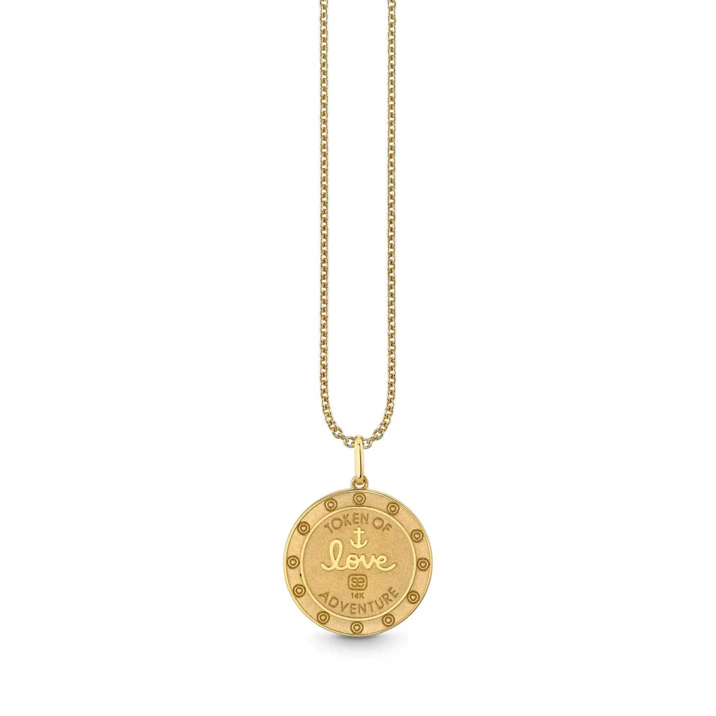 Gold & Diamond Porthole Coin