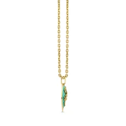 Gold & Diamond Puffy Icon Heart Charm