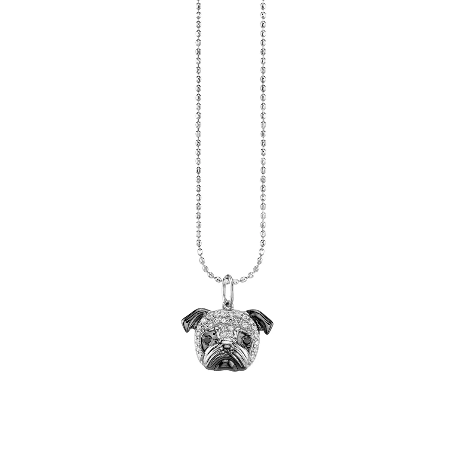 Gold & Diamond Pug Charm