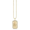 Gold & Diamond Rectangle Snake Charm