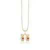 Gold & Diamond Robot Friendship Charm