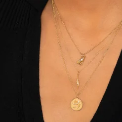 Gold & Diamond Rocket Charm