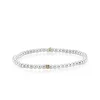 Gold & Diamond Rondelle on Pearls