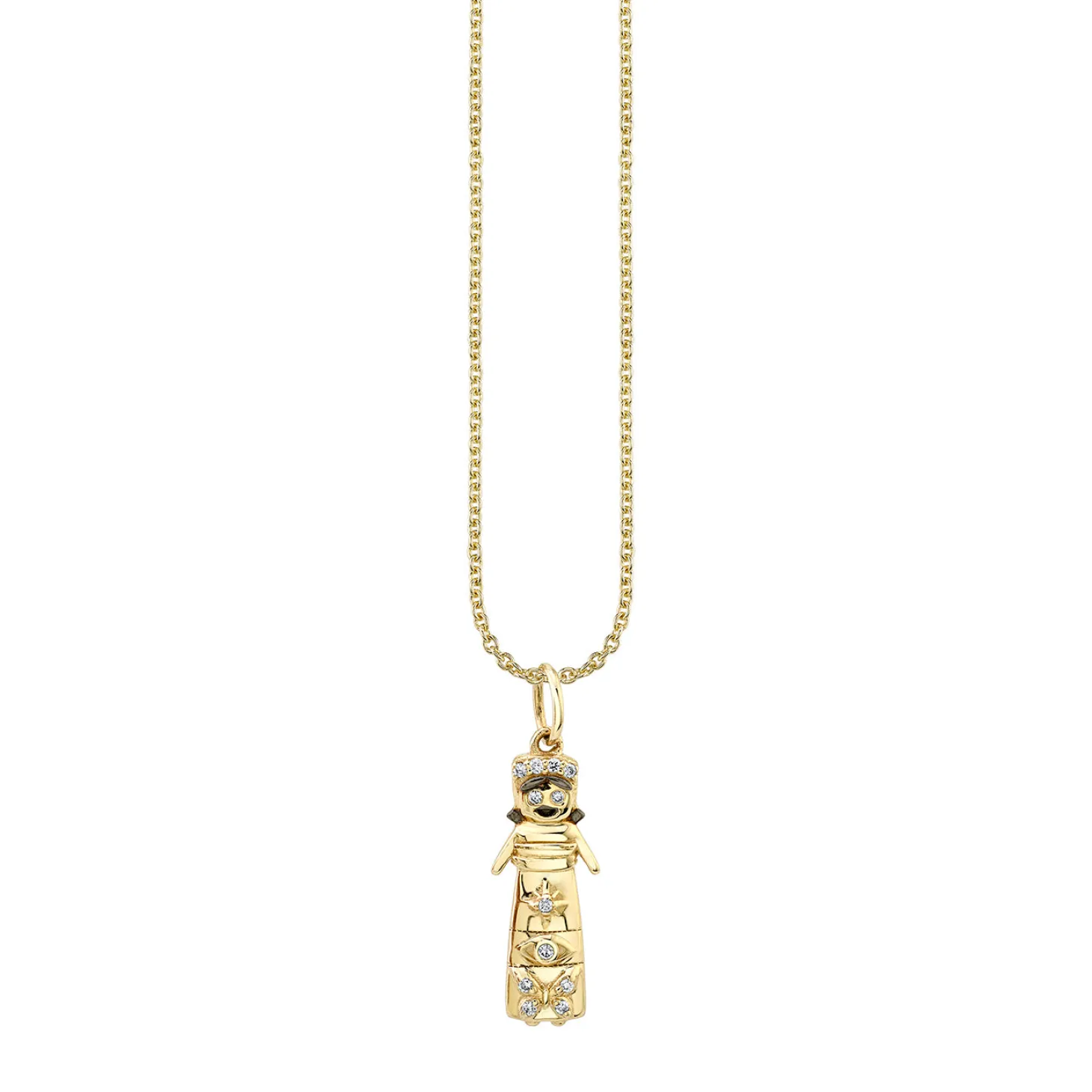 Gold & Diamond Rosanna Doll Charm