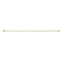 Gold & Diamond Round Bezel Eternity Bracelet