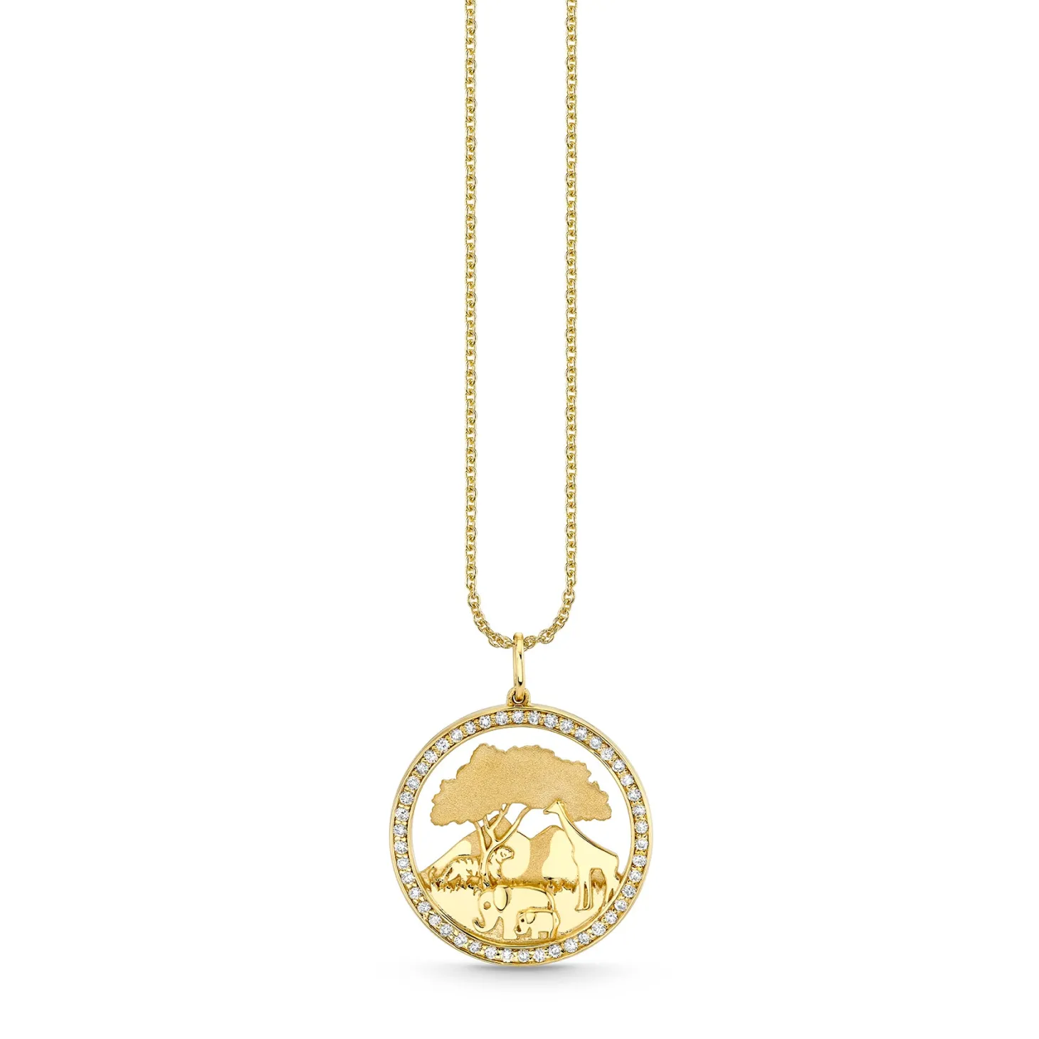 Gold & Diamond Safari Charm