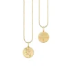 Gold & Diamond Sagittarius Zodiac Medallion