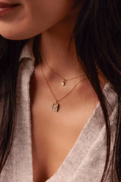 Gold & Diamond Sardine Can Charm