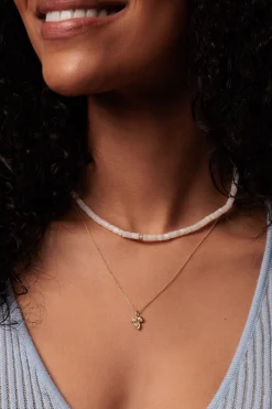 Gold & Diamond Shell Cluster Charm