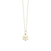 Gold & Diamond Single Stone Daisy Charm
