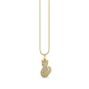 Gold & Diamond Sitting Cat Charm