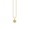 Gold & Diamond Small Camellia Charm