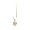 Gold & Diamond Small Happy Face Charm