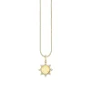Gold & Diamond Small Happy Face Sun Charm