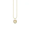 Gold & Diamond Small Horse Horseshoe Charm