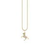 Gold & Diamond Small Horse Charm