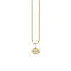 Gold & Diamond Small Marquise Eye Charm