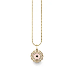Gold & Diamond Small Marquise Eye Charm