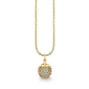 Gold & Diamond Small Pave Hedgehog Charm