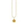 Gold & Diamond Small Rose Charm