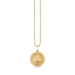 Gold & Diamond Small Sand Dollar Coin