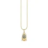Gold & Diamond Small Scarab Charm