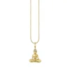 Gold & Diamond Small Sitting Buddha Charm