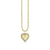 Gold & Diamond Small Wallpaper Heart Charm
