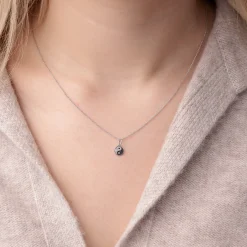 Gold & Diamond Small Yin Yang Charm
