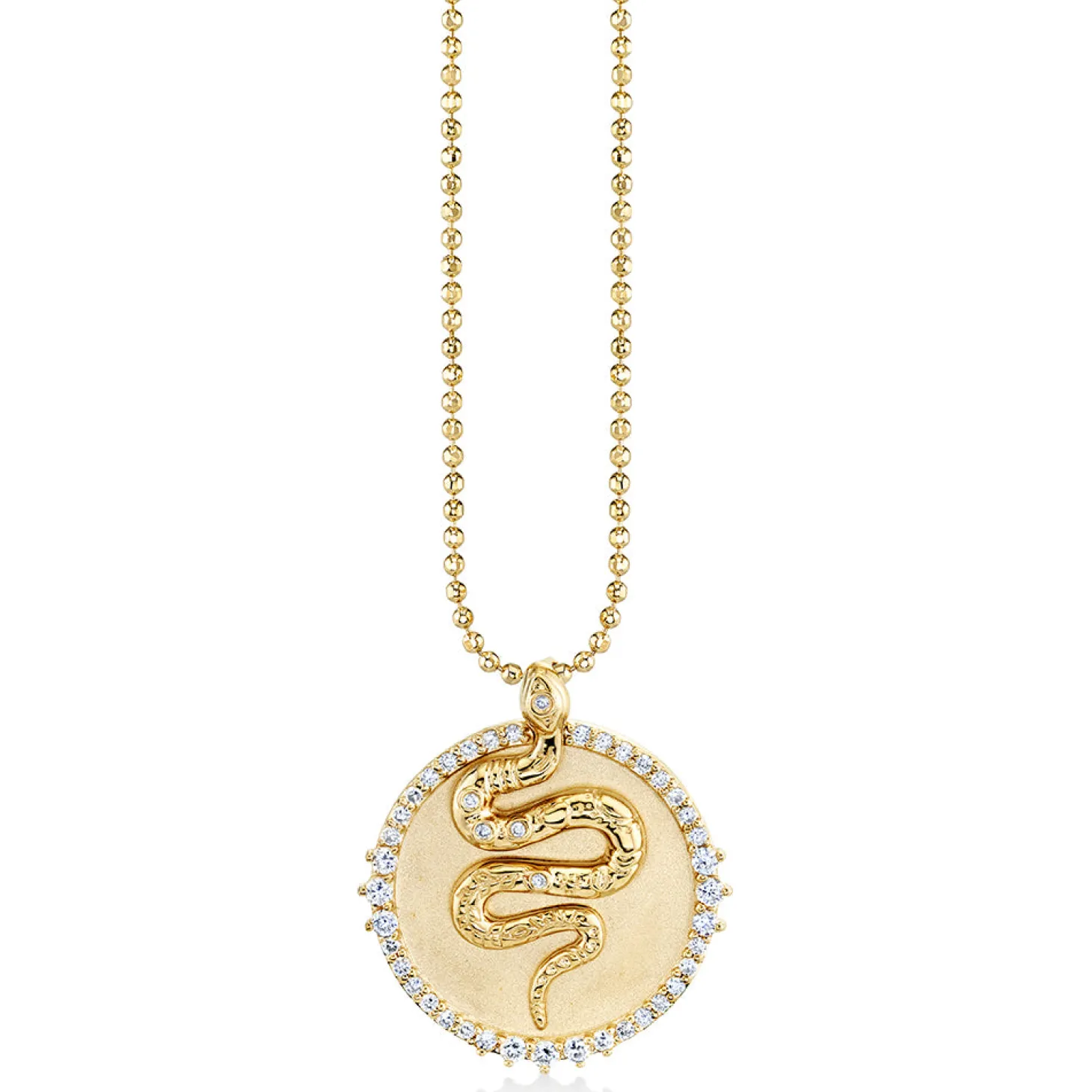 Gold & Diamond Snake Coin