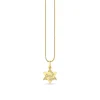 Gold & Diamond Star Of David Marquise Eye Charm