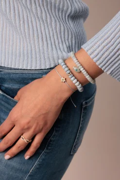 Gold & Diamond Star Of David Cord Bracelet