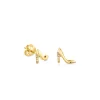 Gold & Diamond Stiletto Stud