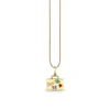 Gold & Diamond Suitcase Charm