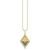 Gold & Diamond Sundial Medallion