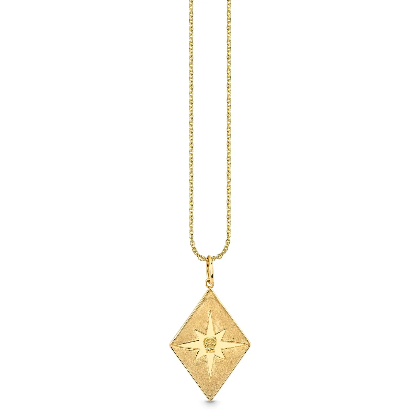 Gold & Diamond Sundial Medallion
