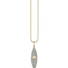 Gold & Diamond Surfboard Charm