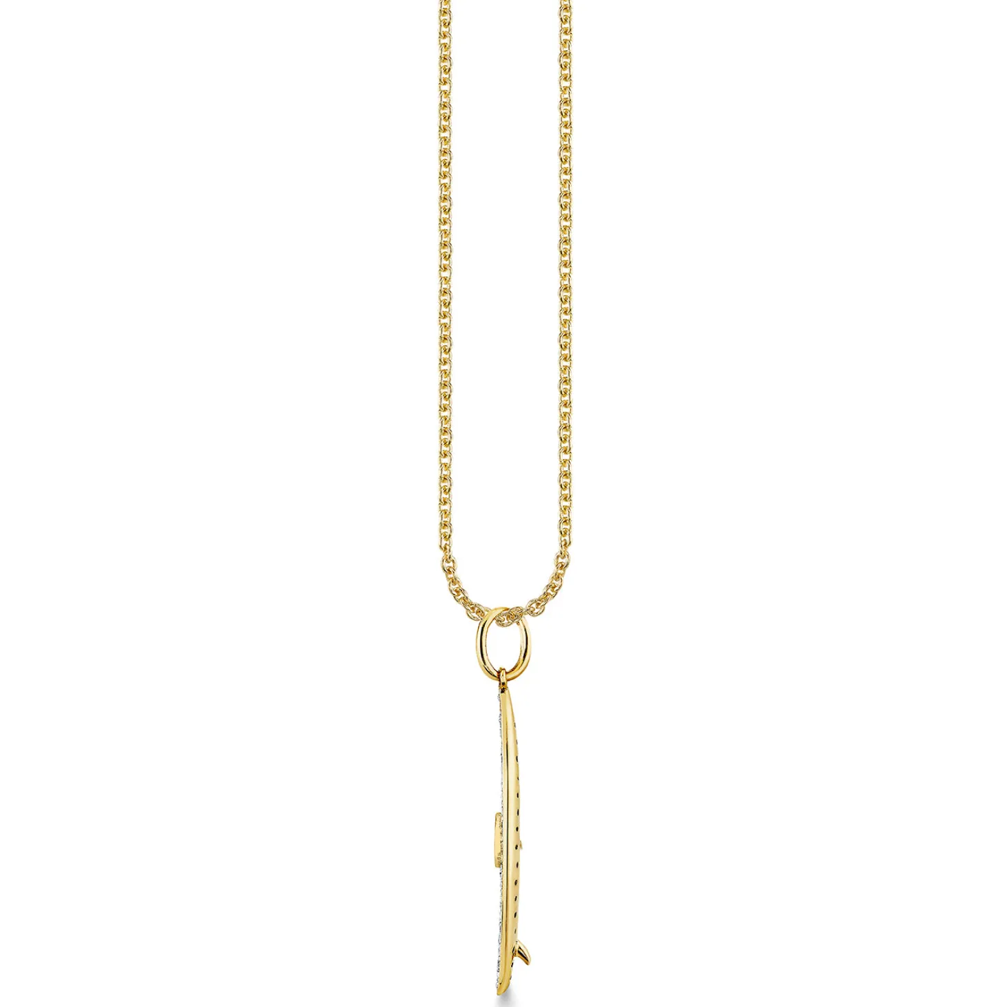 Gold & Diamond Surfboard Charm