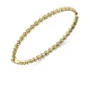 Gold & Diamond Tiny Daisy Bangle