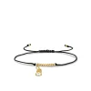 Gold & Diamond Tiny Scorpio Zodiac Cord Bracelet