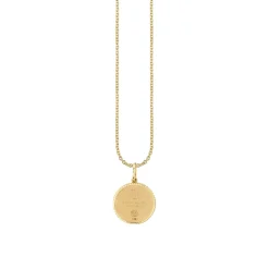 Gold & Diamond Virgo Zodiac