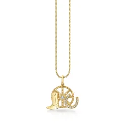 Gold & Diamond Western Cluster Charm