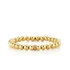 Gold & Diamond Wheel Rondelle on Gold Beads