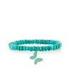Gold & Enamel Butterfly on Turquoise