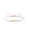 Gold & Enamel Horseshoe Cord Bracelet