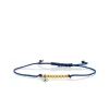 Gold & Enamel Mini Eye Cord Bracelet