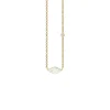 Gold & Enamel Mini Eye Necklace