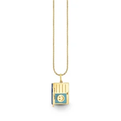 Gold & Enamel Passport Charm