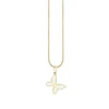 Gold & Enamel Small Butterfly Charm