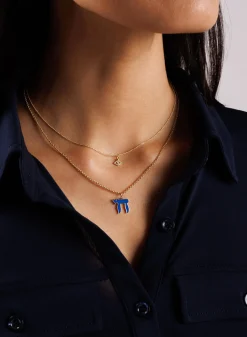 Gold & Enamel Small Chai Charm
